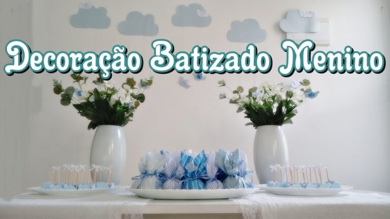 Ideias para Decora&ccedil;&atilde;o de Batizado Masculino