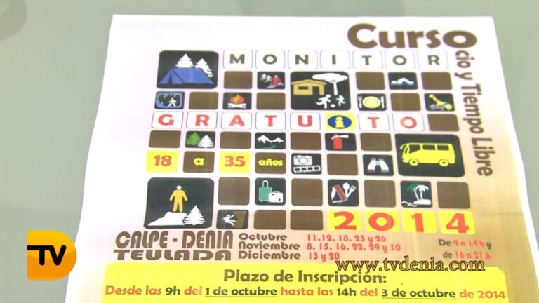 Curso Gratuito de Monitor de Tempo Livre em Valencia