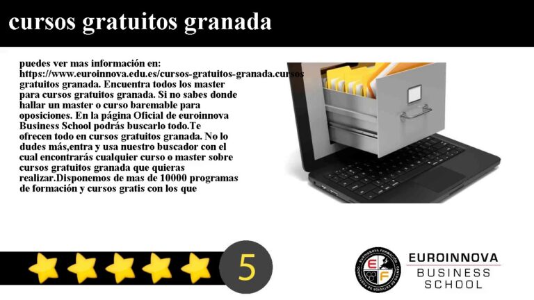 Cursos Gratuitos em Granada: Oportunidades Imperd&iacute;veis