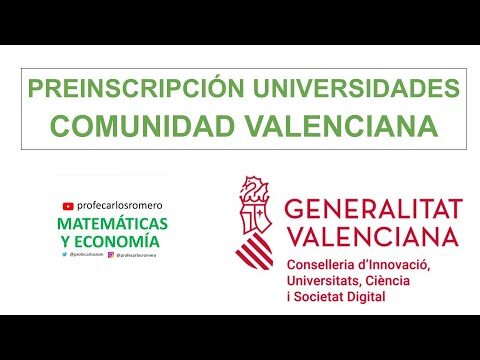 Bolsas da Generalitat Valenciana para Bacharelato