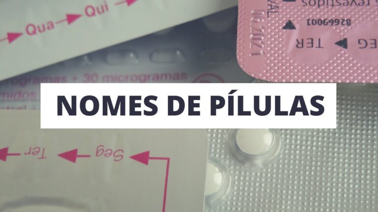 Nomes das P&iacute;lulas Anticoncepcionais em Portugal