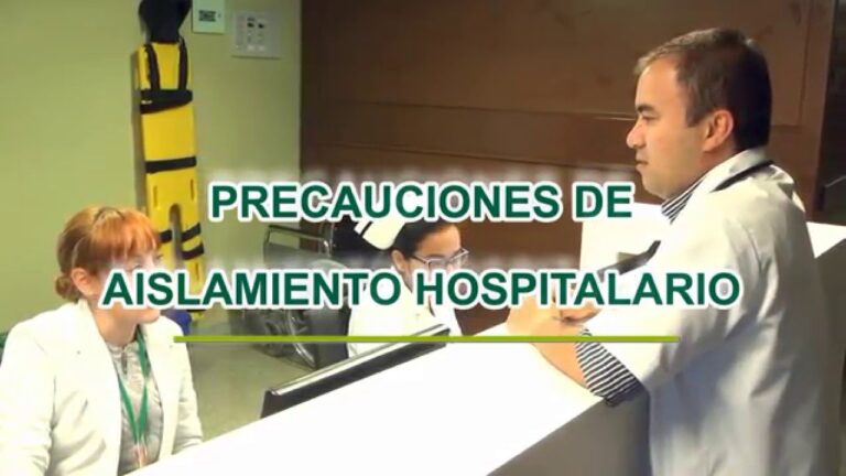Tipos de Aislamiento Hospitalar segundo a OMS